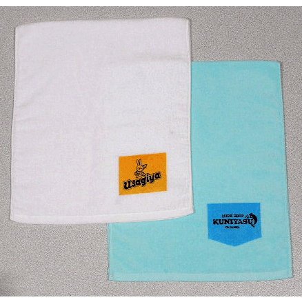 ワンポイント ロゴ入 販売促進タオル 100枚から|aviann